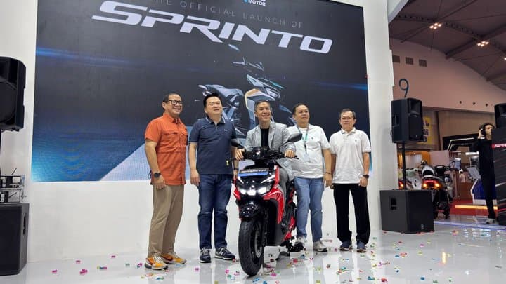 Indomobil eMotor Sprinto Melantai di GJAW 2025, Harga Rp25 Jutaan Indomobil eMotor Sprinto Melantai di GJAW 2025, Harga Rp25 Jutaan