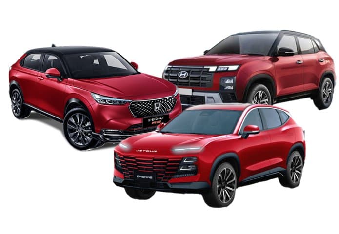 Komparasi Jetour Dashing vs Honda HR-V dan Hyundai Creta, Siapa Terbaik? Komparasi Jetour Dashing vs Honda HR-V dan Hyundai Creta, Siapa Terbaik?