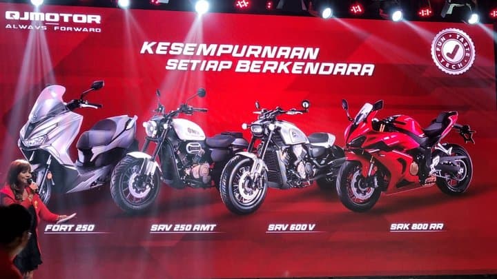 QJMOTOR Debut di Indonesia Langsung Luncurkan 4 Motor QJMOTOR Debut di Indonesia Langsung Luncurkan 4 Motor