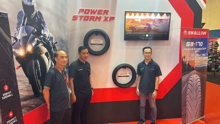 Swallow Luncurkan Ban Baru Power Storm XP, Aman di Segala Cuaca Swallow Luncurkan Ban Baru Power Storm XP, Aman di Segala Cuaca