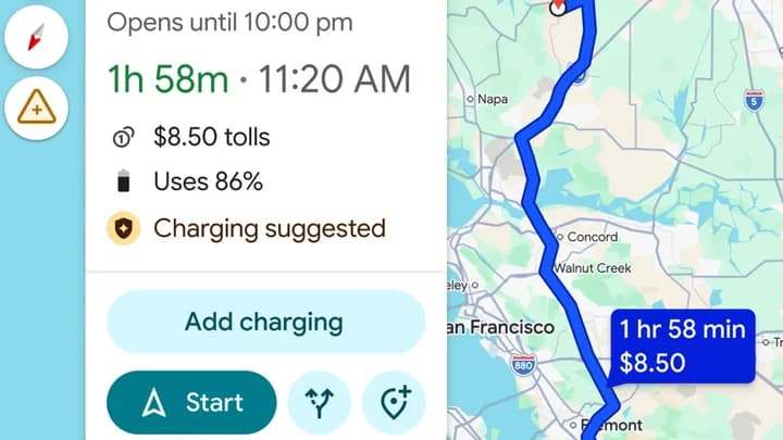 Google Maps Bisa Terhubung dengan Mobil Listrik, Apa Aja Fiturnya? Google Maps Bisa Terhubung dengan Mobil Listrik, Apa Aja Fiturnya?