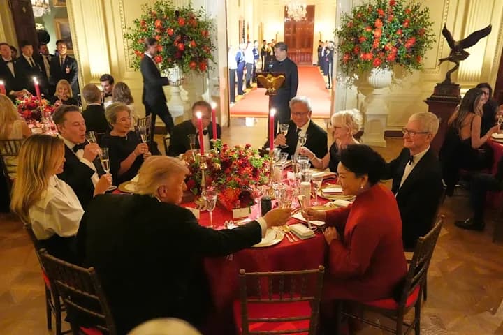 Dari Bos Nvidia Sampai Apple Hadiri Jamuan Trump untuk Xi Jinping Dari Bos Nvidia Sampai Apple Hadiri Jamuan Trump untuk Xi Jinping