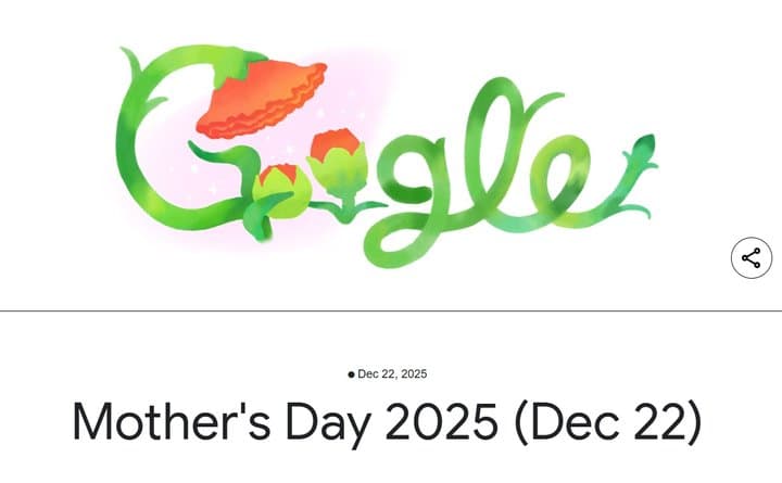 Bunga Anyelir Google Doodle Rayakan Hari Ibu di Indonesia Bunga Anyelir Google Doodle Rayakan Hari Ibu di Indonesia