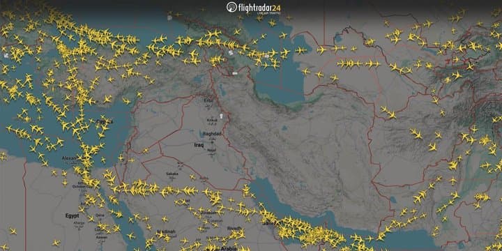 Video Flightradar24: Langit 'Kosong' Imbas Konflik Iran Israel Video Flightradar24: Langit 'Kosong' Imbas Konflik Iran Israel