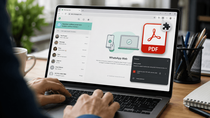 Awas! Ekstensi Adobe Acrobat Bisa Bajak WhatsApp Web
Awas! Ekstensi Adobe Acrobat Bisa Bajak WhatsApp Web