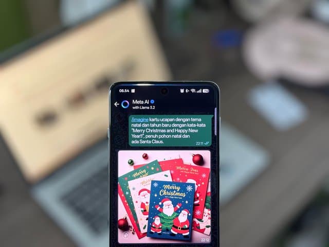 Bikin Kartu Natal dan Tahun Baru Gak Ribet dengan Meta AI WhatsApp
Bikin Kartu Natal dan Tahun Baru Gak Ribet dengan Meta AI WhatsApp