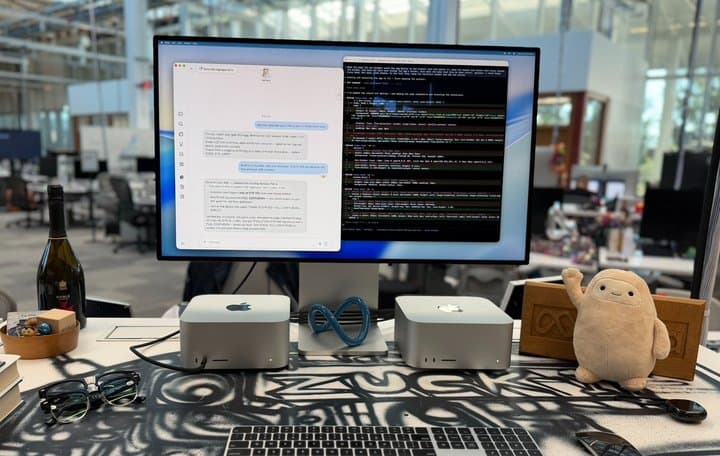 Zuckerberg Pamer Muse Spark Open di 2 Mac Studio, Bos Apple Ikut Bangga Zuckerberg Pamer Muse Spark Open di 2 Mac Studio, Bos Apple Ikut Bangga