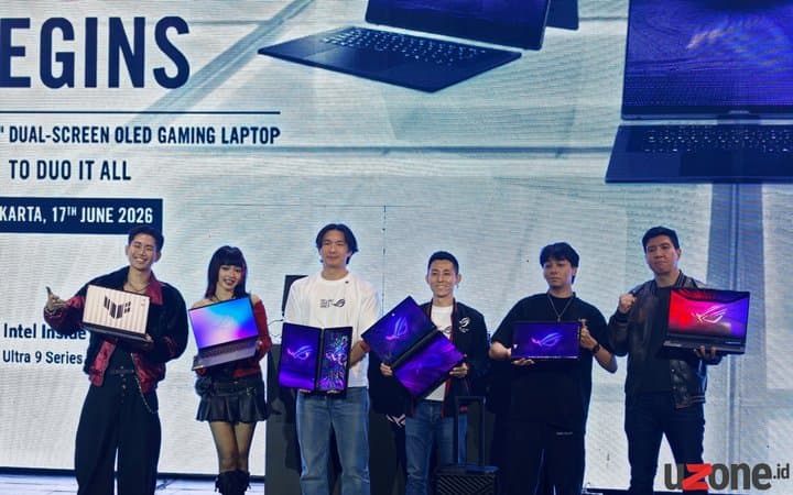 Asus ROG Zephyrus Duo 2026 Bawa Dua Layar OLED 3K, Harga Setara LCGC
Asus ROG Zephyrus Duo 2026 Bawa Dua Layar OLED 3K, Harga Setara LCGC