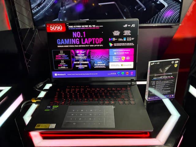 Dibanderol Rp75 Jutaan, Asus Resmi Bawa Laptop Gaming ROG Strix Scar Dibanderol Rp75 Jutaan, Asus Resmi Bawa Laptop Gaming ROG Strix Scar