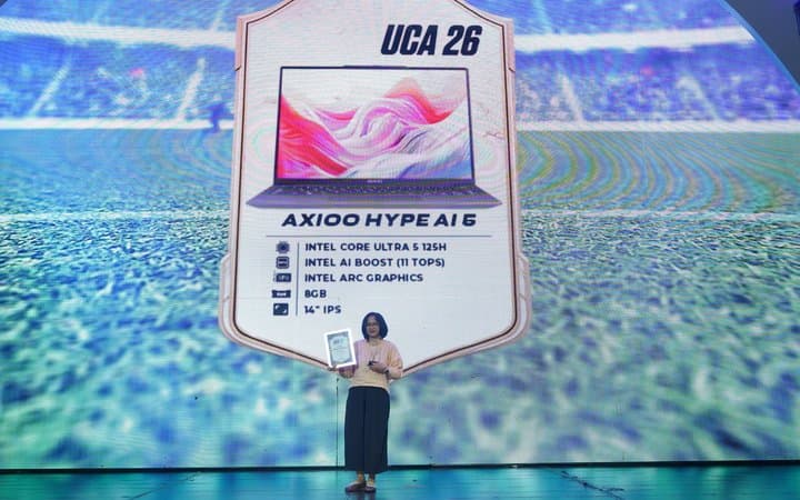 Laptop Lokal, Axioo Hype AI 5 Juara 'Best AI Laptop' di UCA 2026 Laptop Lokal, Axioo Hype AI 5 Juara 'Best AI Laptop' di UCA 2026
