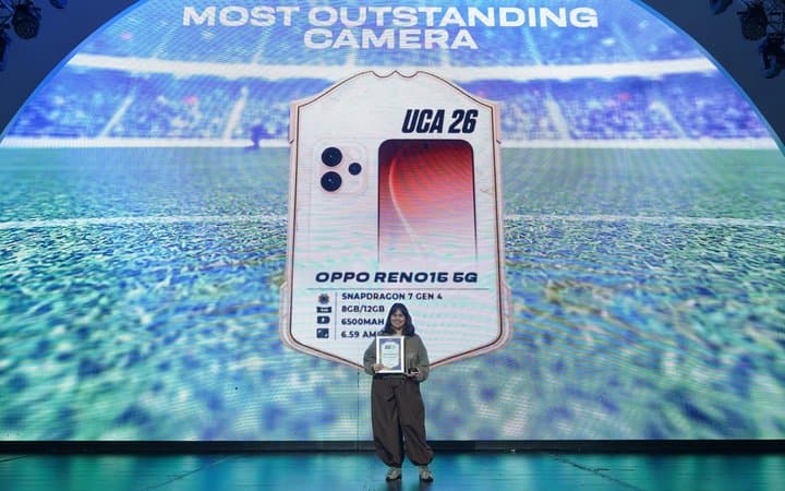 Juara UCA 2026: OPPO Reno15 5G Menang Most Outstanding Camera!
Juara UCA 2026: OPPO Reno15 5G Menang Most Outstanding Camera!
