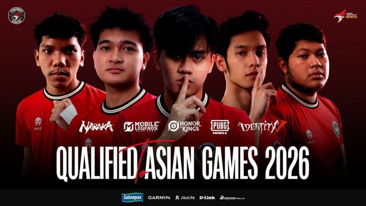 Alberttt Masuk, Ini Roster Timnas eSports RI di Asian Games 2026 Alberttt Masuk, Ini Roster Timnas eSports RI di Asian Games 2026