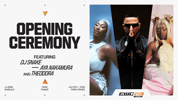 EWC 2026 Bakal Meriah, Opening-nya Dibuka Aya Nakamura dan DJ Snake
EWC 2026 Bakal Meriah, Opening-nya Dibuka Aya Nakamura dan DJ Snake