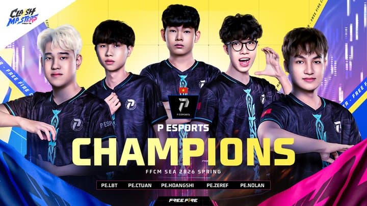 Bantai Team Falcons 3-0, P Esports Juara FFCM SEA 2026 Spring Bantai Team Falcons 3-0, P Esports Juara FFCM SEA 2026 Spring