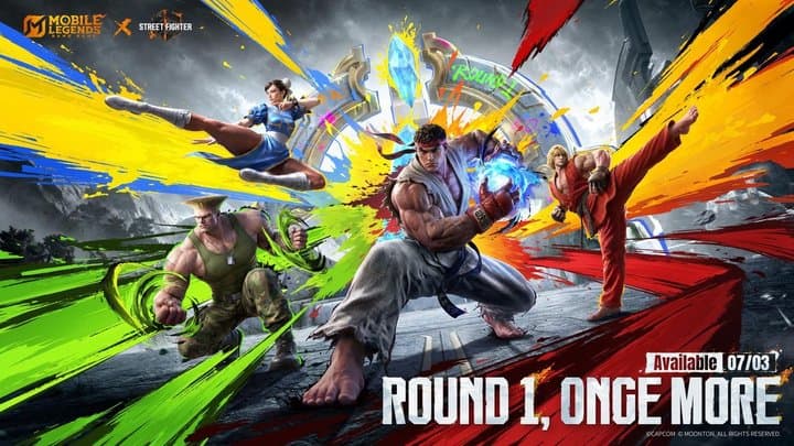 Mobile Legends x Street Fighter 6 Hadir, Bawa Skin Ryu hingga Chun-Li
Mobile Legends x Street Fighter 6 Hadir, Bawa Skin Ryu hingga Chun-Li