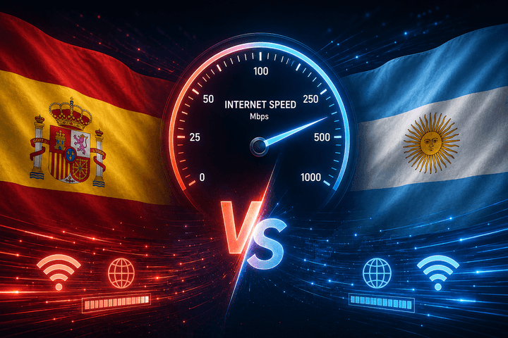 Spanyol vs Argentina, Siapa Juara Soal Kecepatan Internet? Spanyol vs Argentina, Siapa Juara Soal Kecepatan Internet?