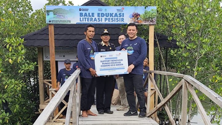Rayakan Hari Bumi, Telkom Indonesia Tanam 10 Ribu Mangrove di Lombok Rayakan Hari Bumi, Telkom Indonesia Tanam 10 Ribu Mangrove di Lombok