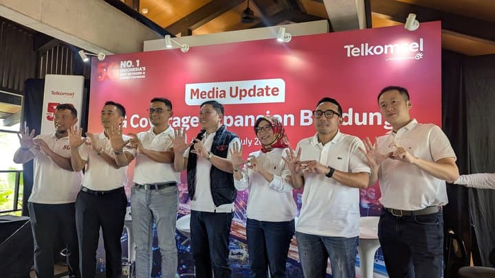 Telkomsel Gelar 5G di Bandung, Berapa Kecepatannya? Telkomsel Gelar 5G di Bandung, Berapa Kecepatannya?