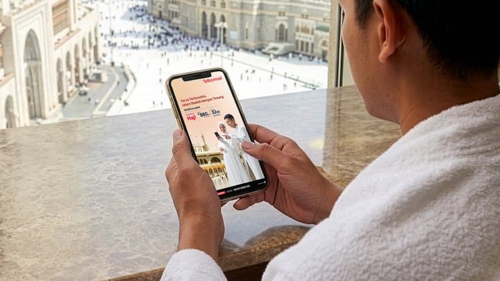 Kuota RoaMAX Telkomsel Hadir untuk Haji, 42 GB Mulai Rp500 Ribu Kuota RoaMAX Telkomsel Hadir untuk Haji, 42 GB Mulai Rp500 Ribu