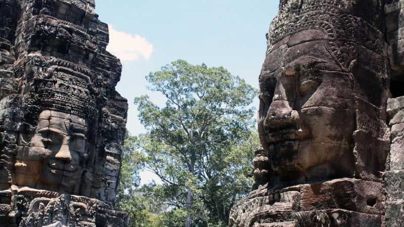 Patung Berusia Seribu Tahun Muncul di Angkor Wat