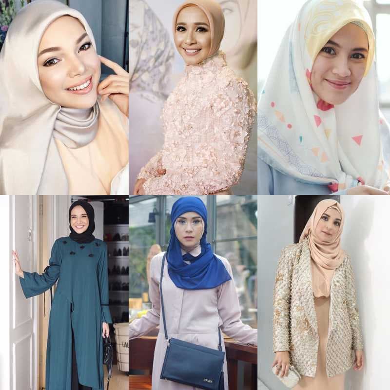 6 Gaya Hijab Artis Indonesia Inspirasi Lebaran