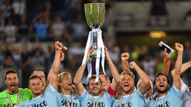 Laga Dramatis, Lazio Taklukkan Juve di Piala Super Italia