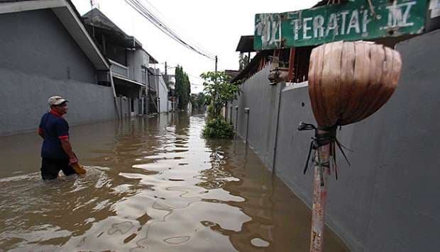 Banjir Meluas di Bekasi, Sejumlah Perumahan Terendam