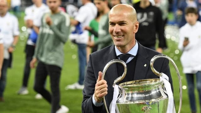Zidane Senang Bikin Sejarah dengan Real Madrid