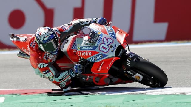 FP I MotoGP Aragon: Dovizioso Tercepat, Ducati Mendominasi