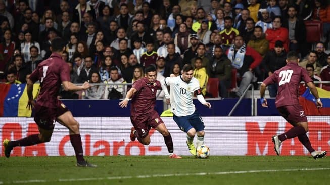 Argentina vs Venezuela: Messi Gagal Bawa Kemenangan