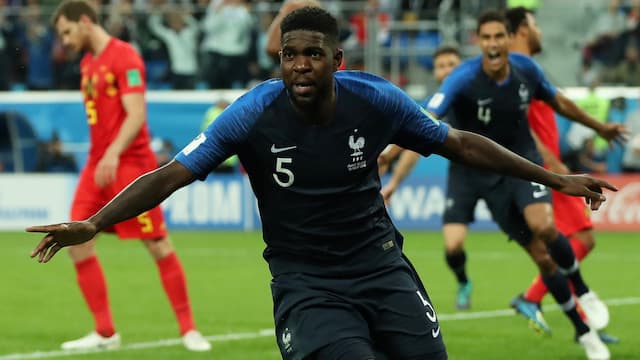 Sundulan Umtiti Bawa Prancis ke Final Piala Dunia