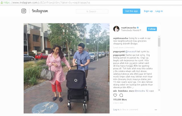 Ajak Jalan-jalan Bayinya yang Berumur 4 Hari, Acha Septriasa Diingatkan Netizen