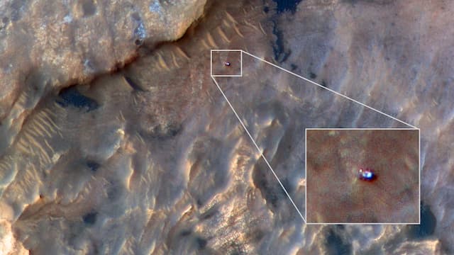 NASA Berhasil Rekam Kegiatan Robot Penjelajah Mars