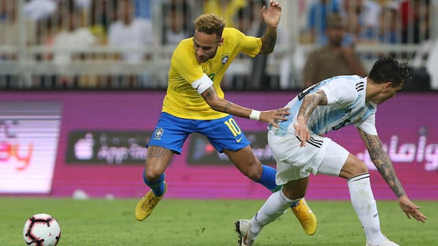 Berkat Gol di Injury Time, Brasil Tekuk Argentina