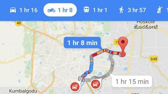 Google Maps Hadirkan Pilihan Rute untuk Sepeda Motor