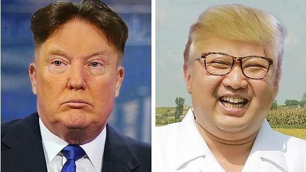 Ketika Kim Jong Un dan Donald Trump Bertukar Rambut