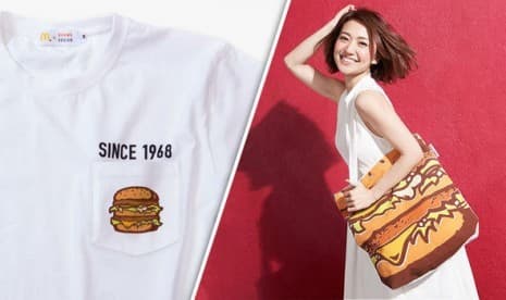 McDonalds Jepang Luncurkan Lini Busana Big Mac