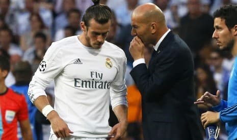 Zidane Ragu Turunkan Bale Lawan Napoli