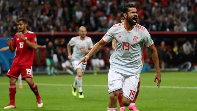 Gol Diego Costa Menangkan Spanyol atas Iran