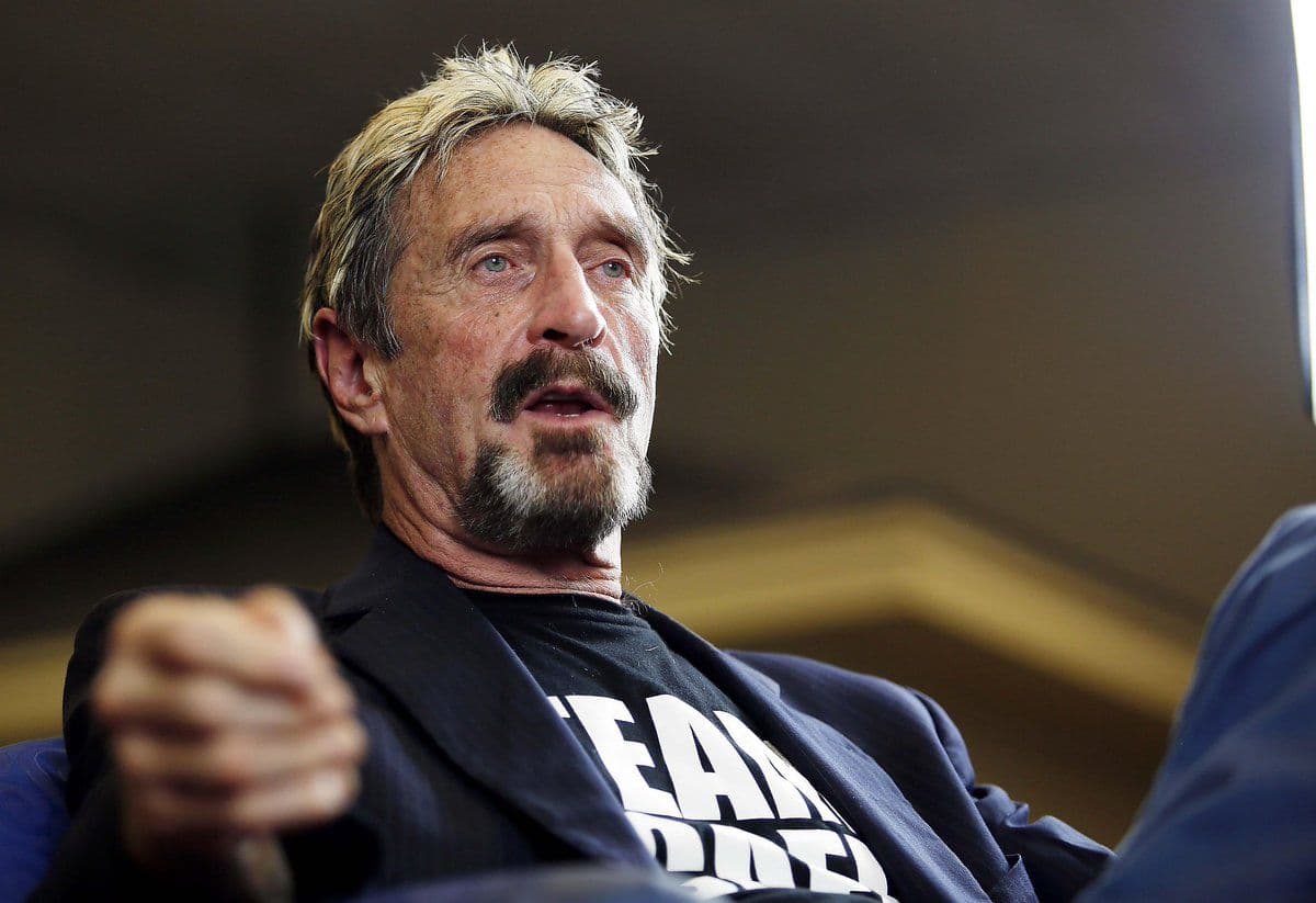 Pencipta Anti-Virus McAfee Diduga Lakukan Penipuan Uang Kripto Pencipta Anti-Virus McAfee Diduga Lakukan Penipuan Uang Kripto